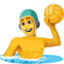 pallanuotista uomo Emoji (Facebook)