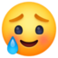 tårögt leende ansikte Emoji (Facebook)