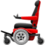 motorized wheelchair Emoji (Facebook)