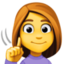 deaf woman Emoji (Facebook)