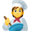 chef de cozinha Emoji (Facebook)