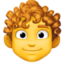 person: curly hair Emoji (Facebook)