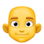 person: skallig Emoji (Facebook)