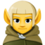 mannelijke elf Emoji (Facebook)