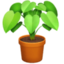 vaso com planta Emoji (Facebook)