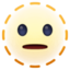 osynligt ansikte Emoji (Facebook)