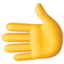 leftwards hand Emoji (Facebook)