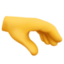 palm down hand Emoji (Facebook)