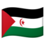 flagga: Västsahara Emoji (Google)