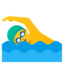 man som simmar Emoji (Google)