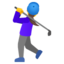 woman golfing Emoji (Google)