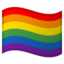 rainbow flag Emoji (Google)