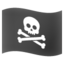 pirate flag Emoji (Google)