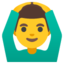 bărbat făcând un gest de OK Emoji (Google)