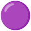 cerc violet Emoji (Google)