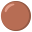 brown circle Emoji (Google)