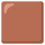 brown square Emoji (Google)