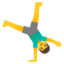 man cartwheeling Emoji (Google)