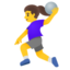 femeie care joacă handbal Emoji (Google)