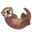 otter Emoji (Google)