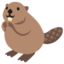 beaver Emoji (Google)