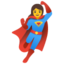 super-heroína Emoji (Google)