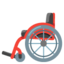 manual wheelchair Emoji (Google)