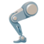 mechanikus láb Emoji (Google)