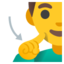 deaf man Emoji (Google)