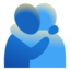 people hugging Emoji (Google)