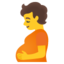 gravid person Emoji (Google)