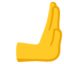 rightwards pushing hand Emoji (Google)