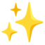 sparkles Emoji (Google)