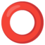 hollow red circle Emoji (Google)