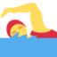 woman swimming Emoji (Twitter, TweetDeck)