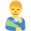 man feeding baby Emoji (Twitter, TweetDeck)