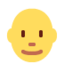 man: skallig Emoji (Twitter, TweetDeck)