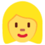 donna bionda Emoji (Twitter, TweetDeck)