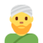 man wearing turban Emoji (Twitter, TweetDeck)