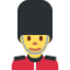 mannelijke wachter Emoji (Twitter, TweetDeck)