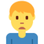 fronsende man Emoji (Twitter, TweetDeck)