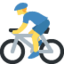 man biking Emoji (Twitter, TweetDeck)