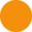 orange cirkel Emoji (Twitter, TweetDeck)