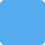 blue square Emoji (Twitter, TweetDeck)