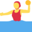 woman playing water polo Emoji (Twitter, TweetDeck)