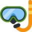 diving mask Emoji (Twitter, TweetDeck)