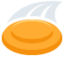 flying disc Emoji (Twitter, TweetDeck)