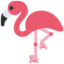 flamingó Emoji (Twitter, TweetDeck)