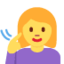 hörselskada kvinna Emoji (Twitter, TweetDeck)