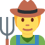 farmer Emoji (Twitter, TweetDeck)